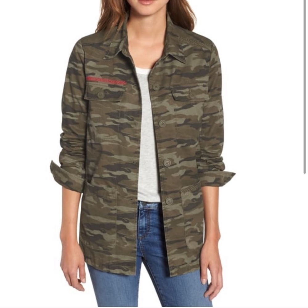 [Caslon] Classic Camo Utility Jacket